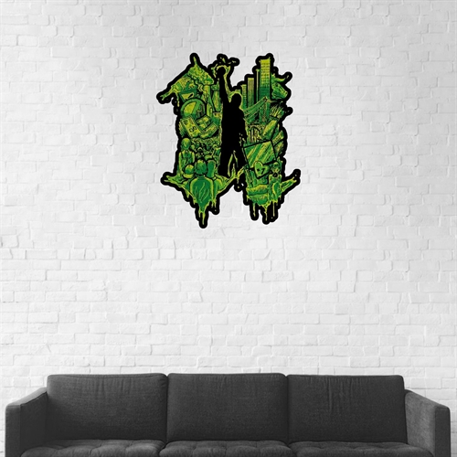 Unantastbar - Wellenbrecher, Wandtattoo