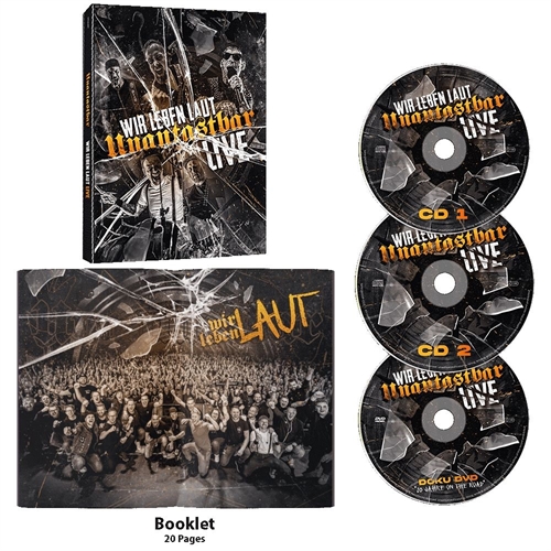 Unantastbar – 20 Jahre laut LIVE – 2CD + Doku DVD