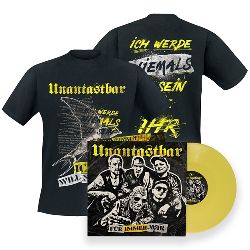 Unantastbar - Fr immer wir, Vinyl Yellow + T-Shirt