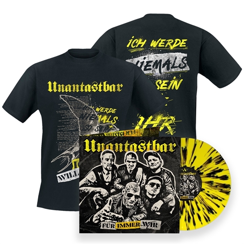 Unantastbar - Fr immer wir, Vinyl Splatter + T-Shirt