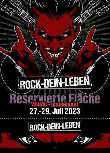 ROCK-DEIN-LEBEN 2023 - Reservierte Flche ohne WoMo Ticket